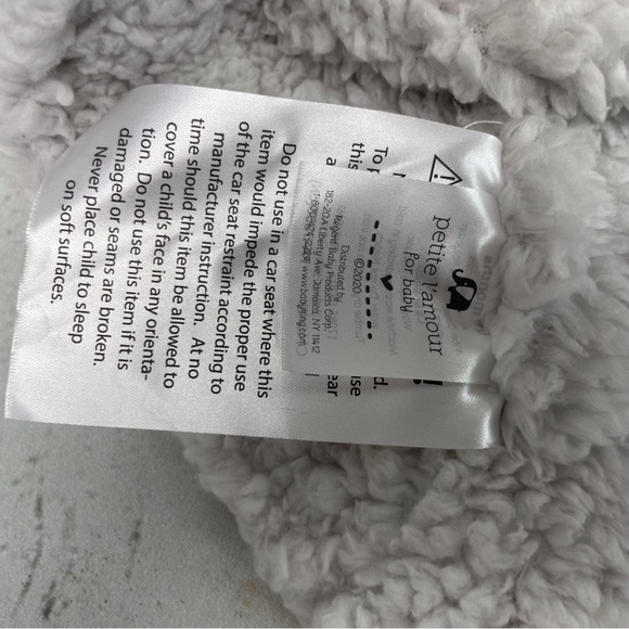 petite l’amour Elephant Lovey Security Blanket Plush Toy Baby Infant - Picture 8 of 9